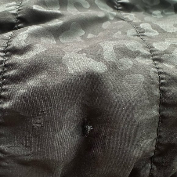 Joe Fresh Girls Black Leopard  Print Puffer Coat Size 7-8 - Picture 5 of 6